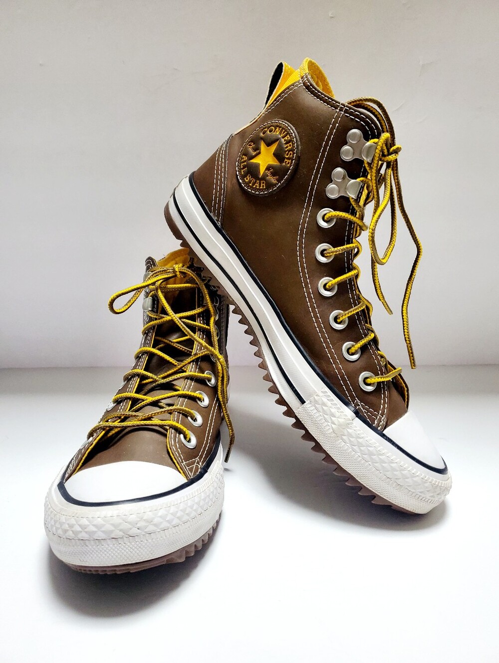 Converse Chuck Taylor All Star City Hiker Brown Leather Boots 144752C Unisex